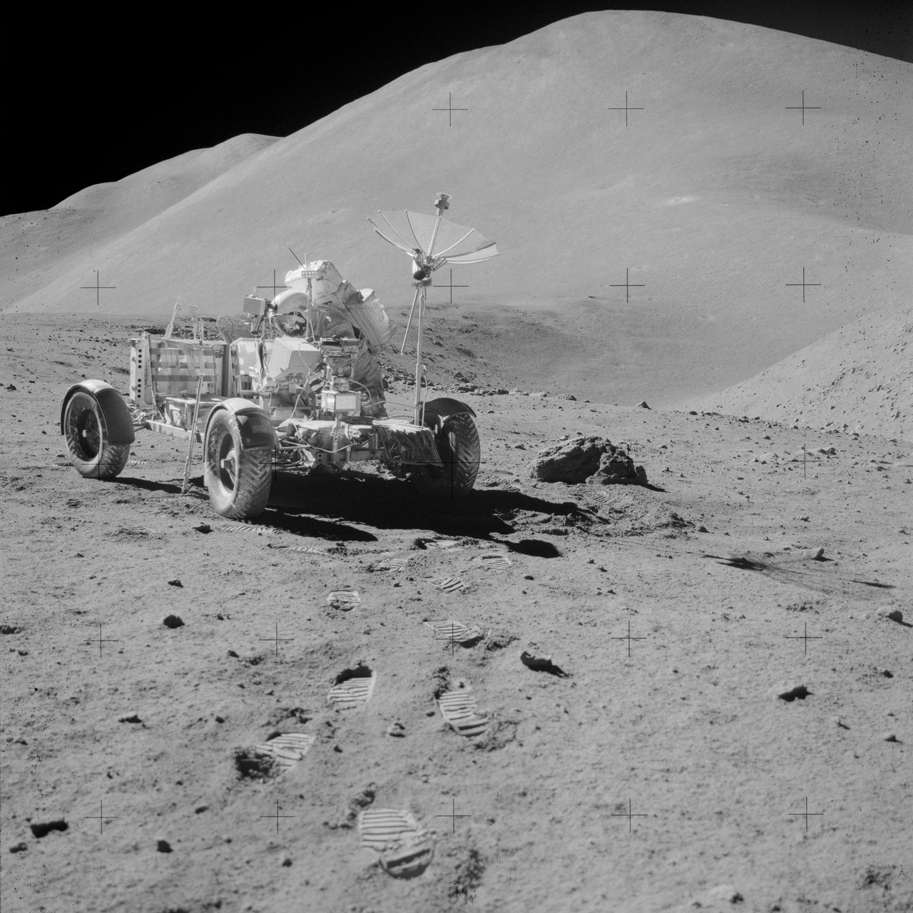 A NASA Fire Technician on the Apollo 15 Hadley Rille Object