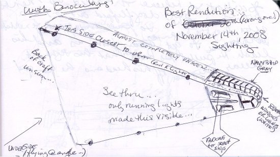 V-Shaped Object Over Los Angeles (2008)
