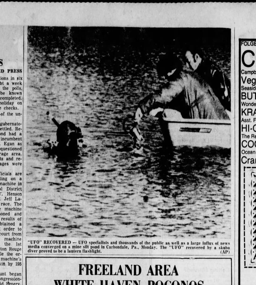 The Carbondale UFO Crash