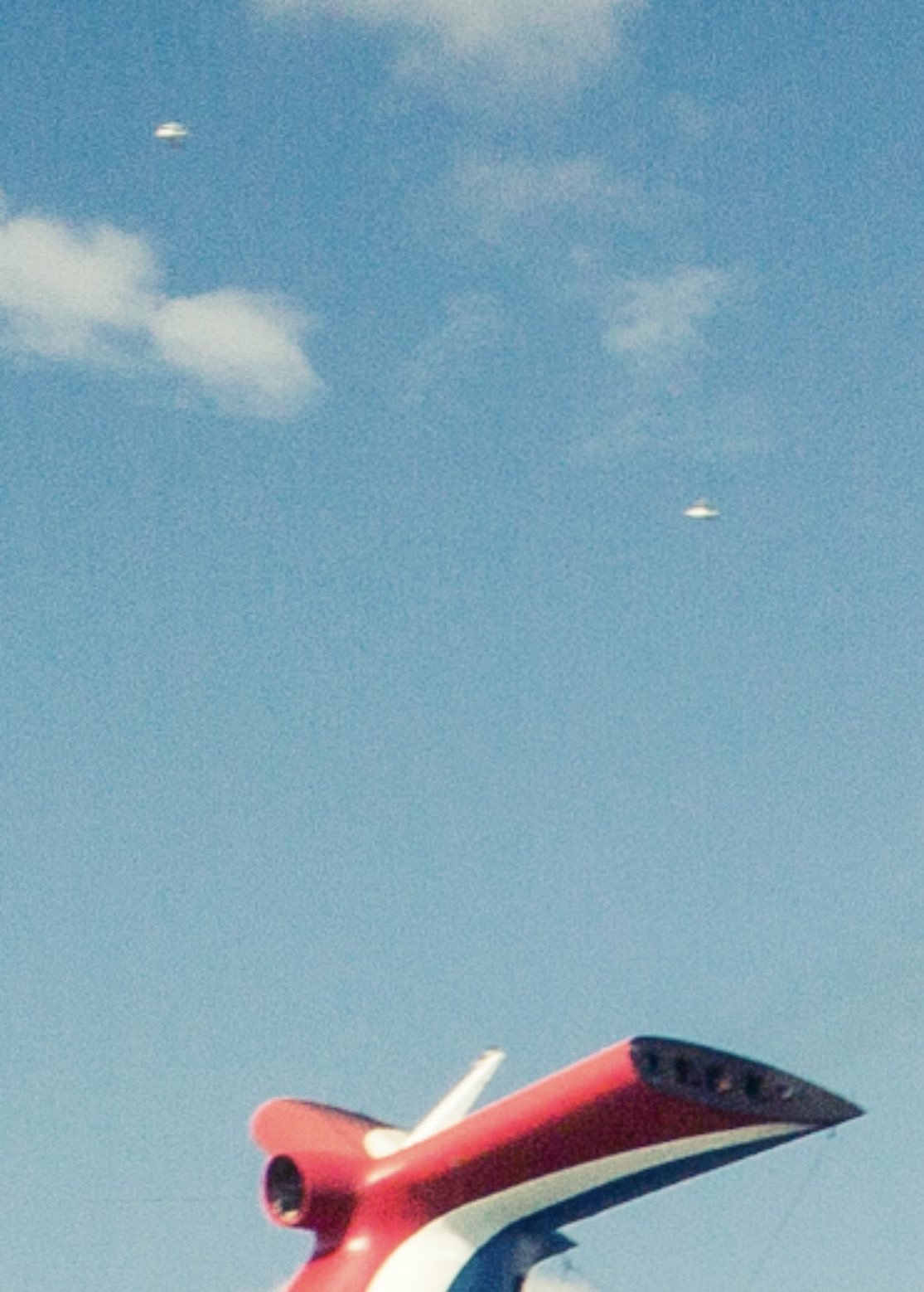 Saucers Over a Cruise Ship