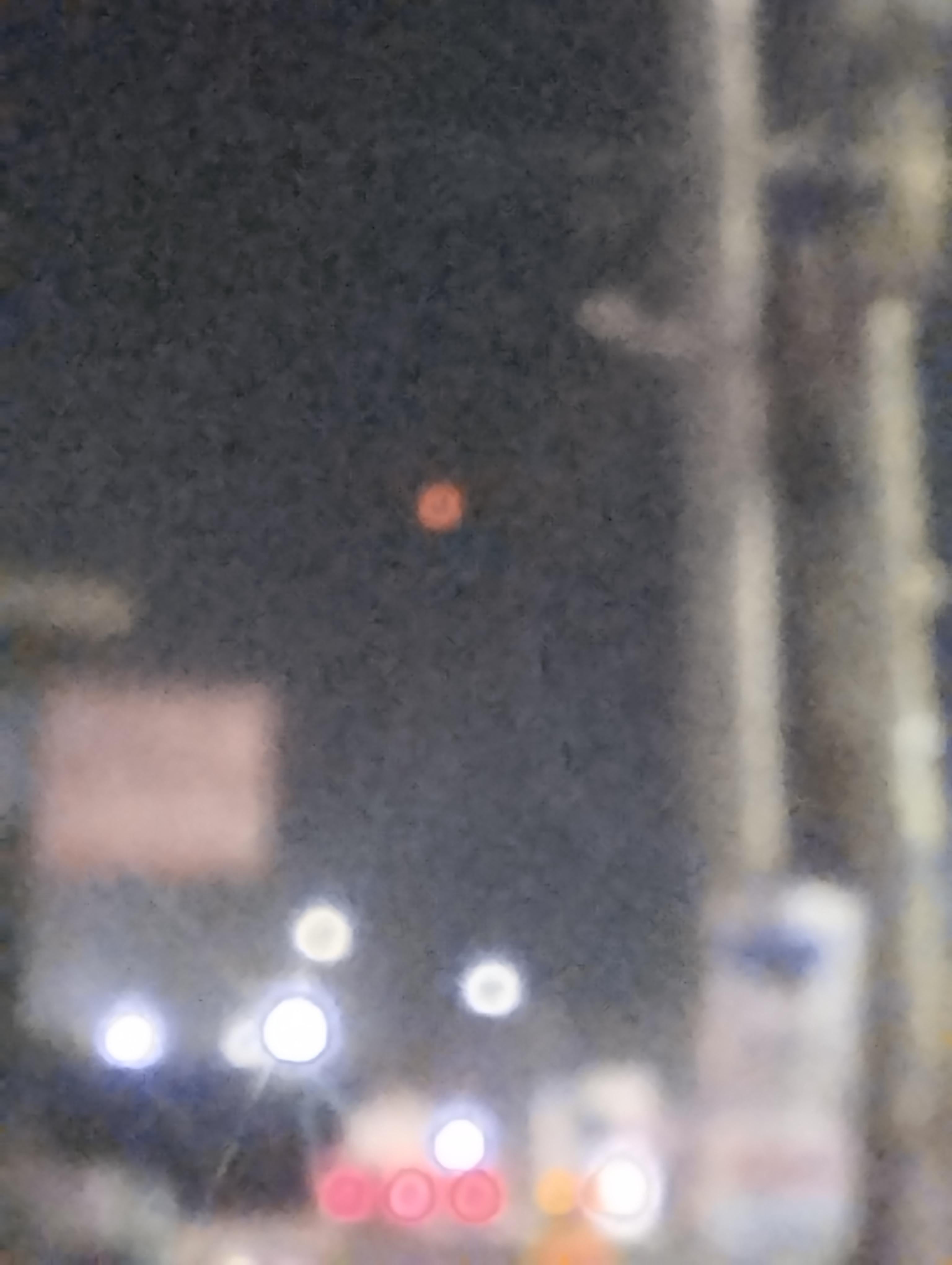 Three Orange Lights Over Laguindingan Airport