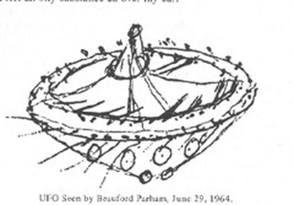 A Vehicle Encounters a UFO at Lavonia, Georgia (1964)