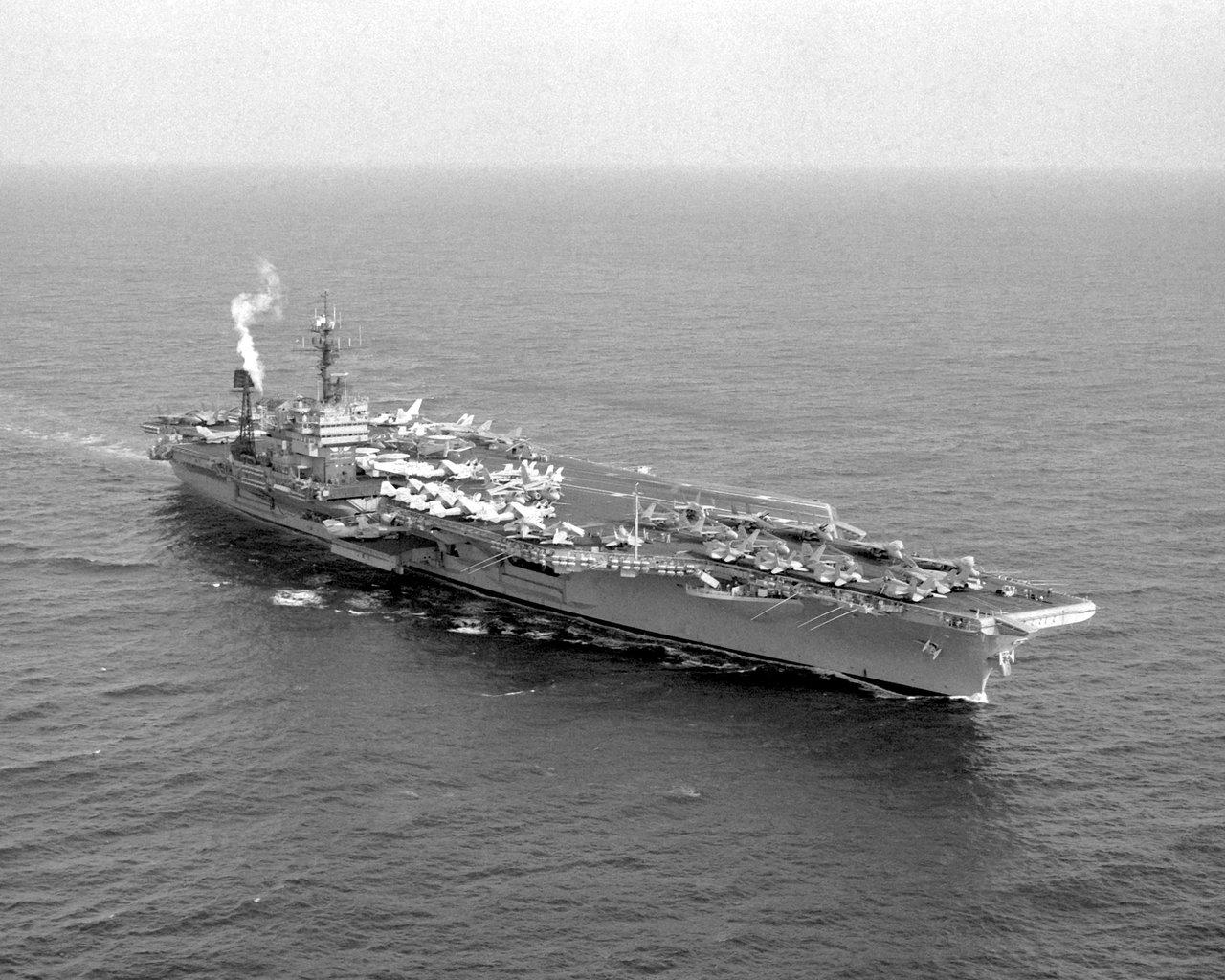 The USS John F. Kennedy Glowing Sphere