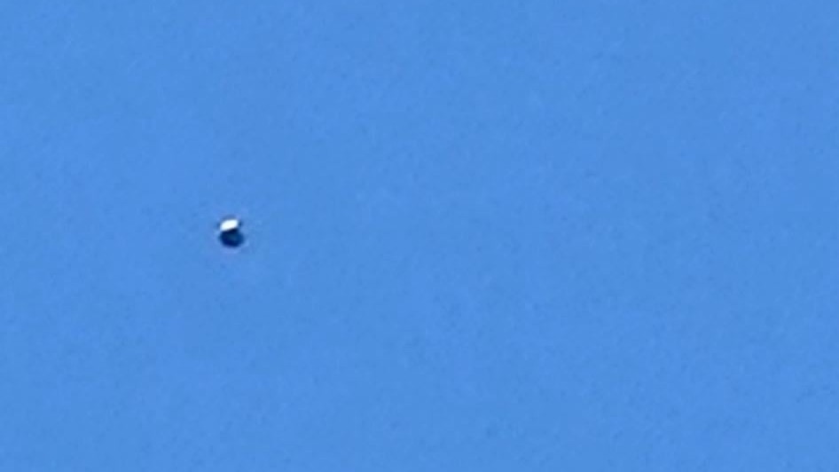 Two Metallic Spheres Over Robinson Township