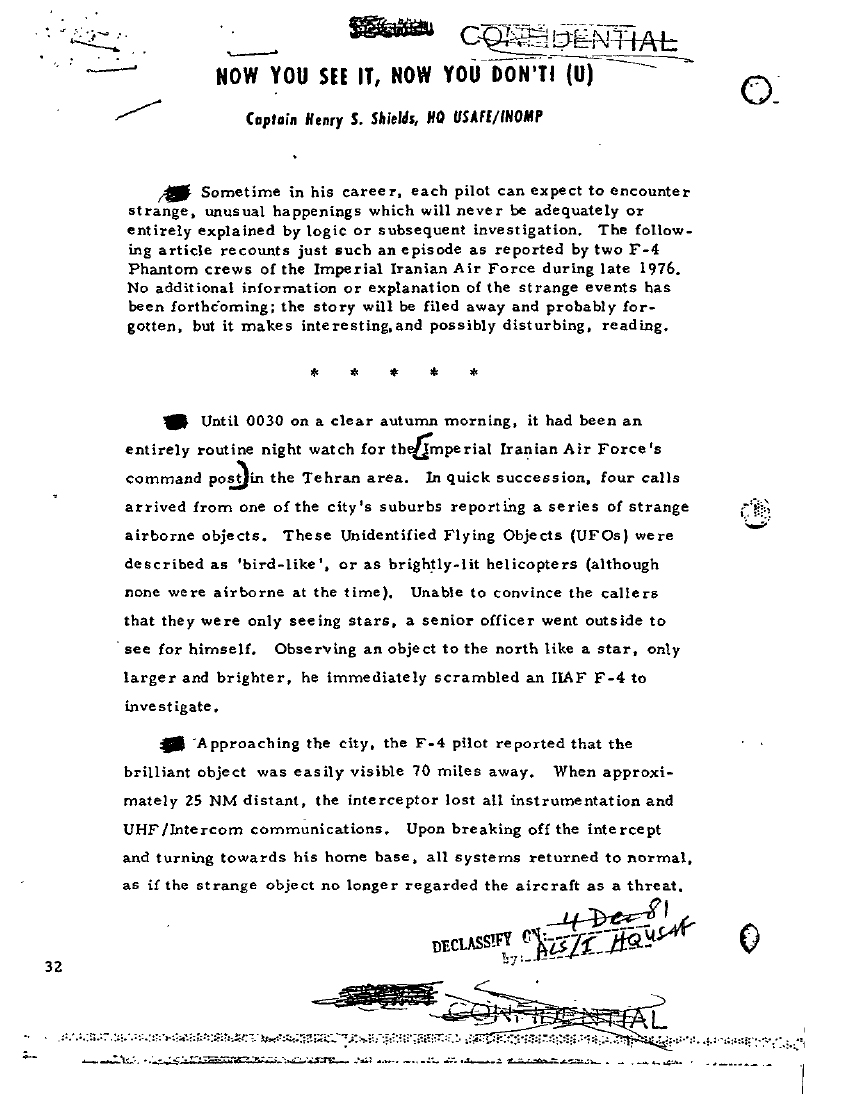 The Tehran F-4 Incident