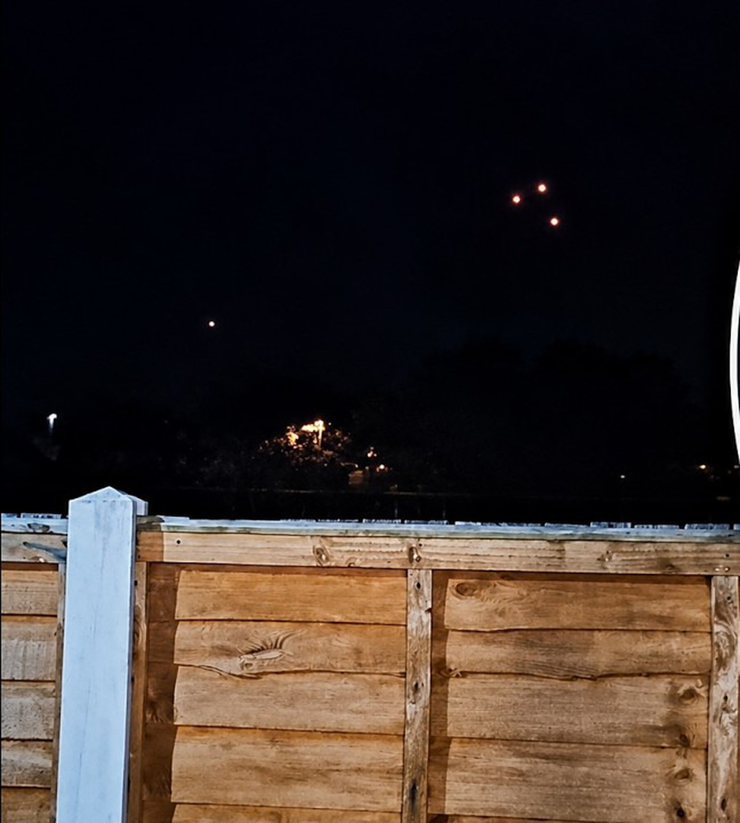 Three Amber Lights in a Triangular Formation over Wolverhampton, England, 23 August 2026